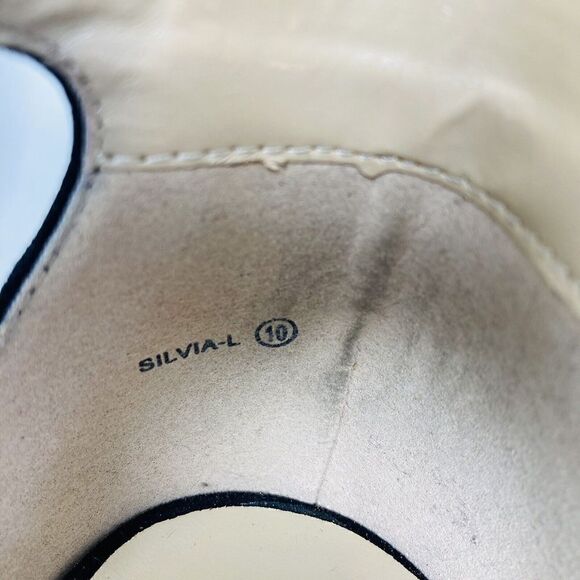 Dream‎ Paris Womans  Black Stiletto 5.5” Shoes, Open Toe, Ankle Strap Size 10 - Picture 6 of 15